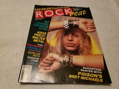 Rock Beat Magazine Sept 88'  Metal Edge Circus Hit Parader Blast Metal Shop • $13.99