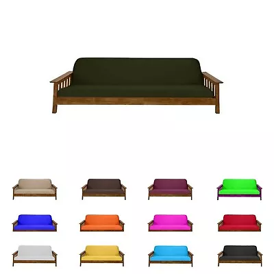 Futon Mattress Covers Slipcovers Bed Covering Protector Twin Size Hunter  • $36