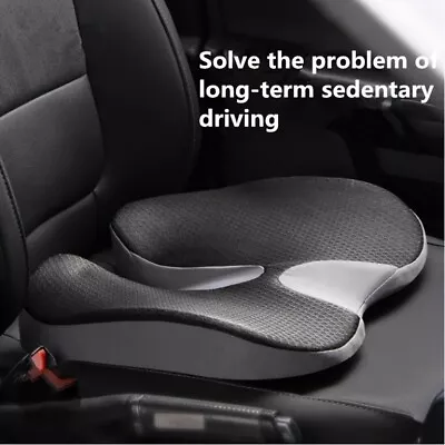 Premium Memory Foam Car Seat Cushion - Perfect For Sciatica & Lower Back Pain Re • $19.19