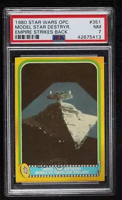 1980 O-Pee-Chee Star Wars: The Empire Strikes Back Model Destroyer PSA 7 0t8q • $76.15