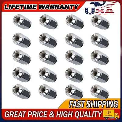 20PCS Chrome Lug Nuts Bulge Acorn M12x1.5 Wheel Nut For Ford Fusion Focus Escape • $22.59