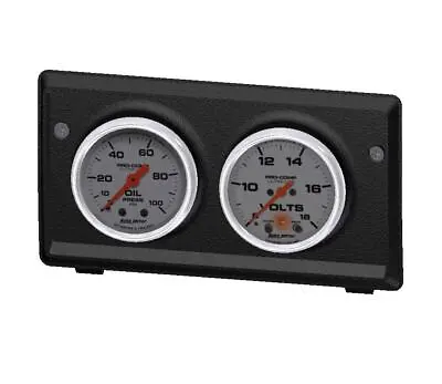 Holden Torana LJ Centre Dash Insert 2 Gauge Cluster - 2-1/16  Gauges - Angled • $156.60