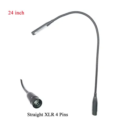 LED Lamp 24 Inch MIXER XLR GOOSENECK  LAMP With 4-Pin XLR Connection For Stage • $34.99