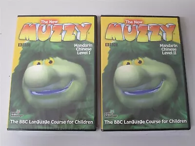 BBC Muzzy Level 1 & 2 Language Course Kids Learn To Speak MANDARIN CHINESE 3-DVD • $12.43