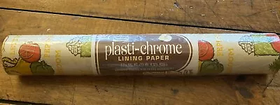 Vintage New Roylcraft Plasti-Chrome Shelf Liner Paper Mod MCM Veggies Herbs • $29.66