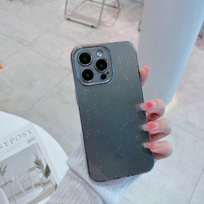 $11.99 • Buy Glitter Powder Cover For IPhone 14 13 12 11 Pro Max XS XR 8 7 Plus Clear Case