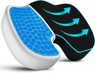 LARGE Coccyx Seat Cushion Memory Foam Back Pain Relief Tailbone Office Car Chair • $73.95