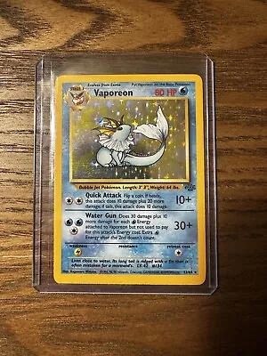 Vaporeon 12/64 Jungle 1999 Holo Rare WOTC Pokémon Card TCG • $3.75