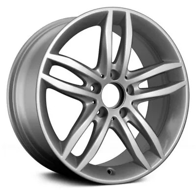 Wheel For 2012-14 Mercedes C300 17x8.5 Rear Alloy Double 5 Spoke 5-112mm Silver • $295