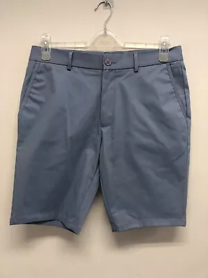 Swear & Mason Blue Chino Style Shorts Slim Fit W32 L10 Bnwt 8203 • £13.99