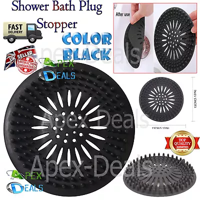 Hair Trap Shower Bath Plug Hole Waste Catcher Stopper Drain Sink Strainer Filter • £2.89