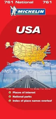 USA: No. 0761 (Michelin National Maps) By VARIOUS Sheet Map Folded Book The • £6.52