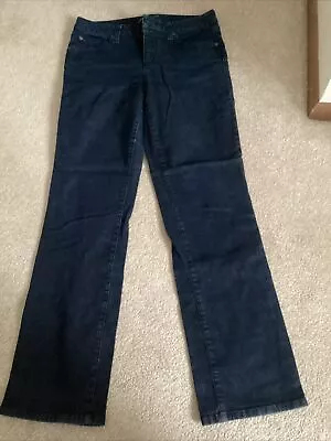 Miracle Body Jeans Womens 10 Dark Blue Stretch Straight Five Pockets Pants  • $20