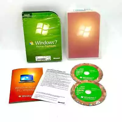 Microsoft Windows 7 Home Premium Upgrade Designed For Windows Vista W/ Key • $29