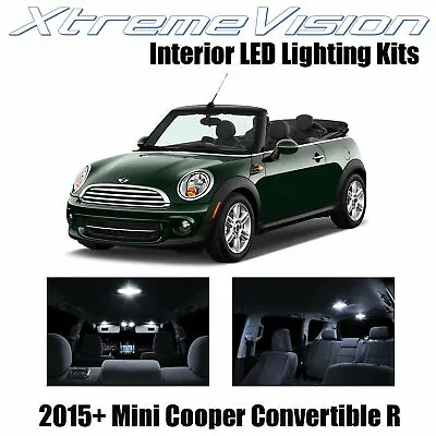 XtremeVision Interior LED For Mini Cooper Convertible R 15+ (10 PCS) Pure White • $10.99