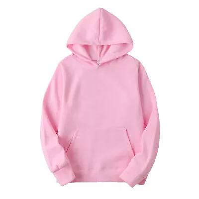 $14.98 • Buy Women Hoodie Long Sleeve Hooded Pullover Solid Tops Casual Sweatshirt Hoodies