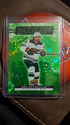 2023-24 Upper Deck Mats Zuccarello Dazzlers Green  • $3