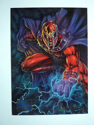 1995 Marvel Masterpieces - Base Card - Magneto # 63  ( Pack Fresh • $7