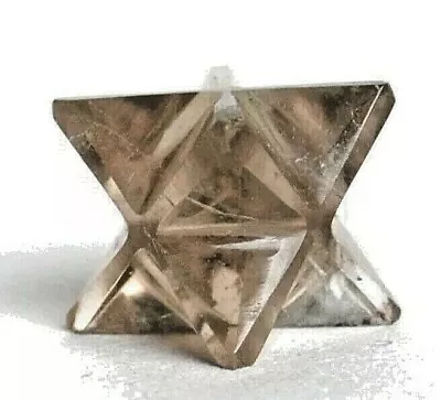 £8.99 • Buy Crystal Of Protection - Smoky Quartz Gemstone Merkaba Star Reiki Gift Wrapped