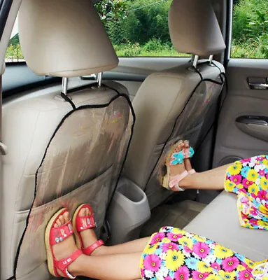 Car Seat Back Protector Cover Mat For Kids Kick Clean Anti Dirt Mud Protection • £6.22