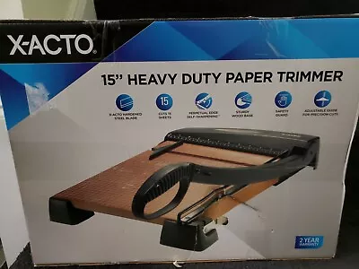 BRAND NEW X-ACTO 15  Heavy Duty Paper Trimmer/Cutter • $60