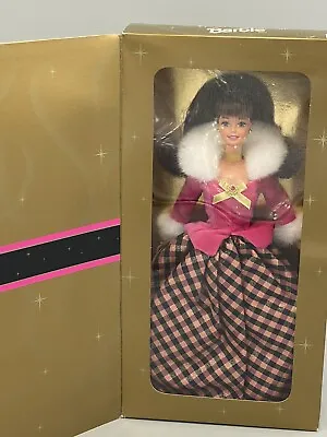 $17 • Buy Vintage 1996 Barbie Doll Avon Special Edition Winter Rhapsody Brunette Mattel