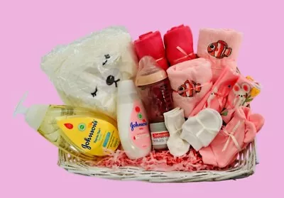 Baby Boo Hamper Gold: Pink (14 Products). • £35