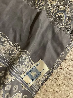 Vintage French Silk Scarf écharpe De Haut-luxe Imprimée à La Main Marque Deposee • $489