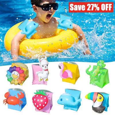 Swim Arm Bands Armbands Pool Floats Swimming Inflatable Arm Bands For Kids Baby • £3.05