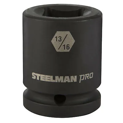 Steelman Pro 3/4 In. Drive 13/16 In. Square 4 Point Budd Impact Socket 79343 • $21.99