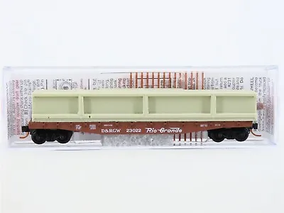 N Scale Micro-Trains MTL 04500060 D&RGW Rio Grande 50' Flat Car W/ Load #23022 • $21.95