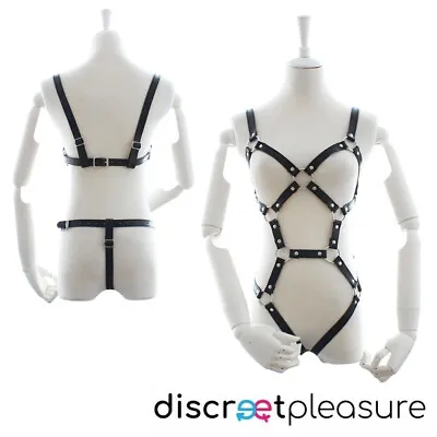 £14.99 • Buy Women's Sexy Body Harness Restraint Corset Bra Suspender Straps Fetish Bondage