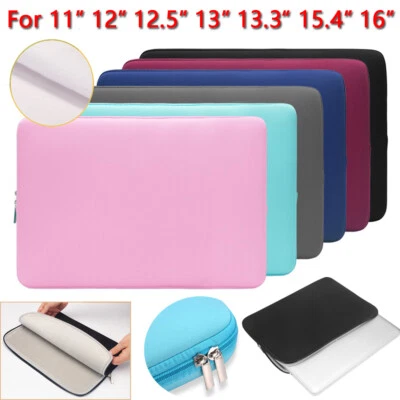 £8.35 • Buy Laptop Sleeve Bag Carry Case Cover Pouch For Macbook Air Pro 12 13 15.4 16 Inch