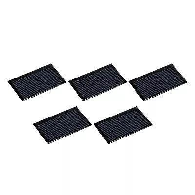 Mini Solar Panel Cell 3V 90mA 0.27W 62mm X 36mm For DIY Project Pack Of 5 • $9.04