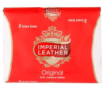 Cussons Imperial Leather Original Soap Rich Creamy Lather 2 Ivory Bars • £5.49
