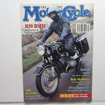 Classic MotorCycle Magazine Mar 1993 Vol 20 No 3 BSA 197cc Villiers BMW R50 • $12.25