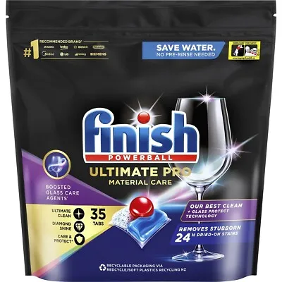 $45.90 • Buy Finish Ultimate Pro Material Care Dishwasher Tablets 35 Pack