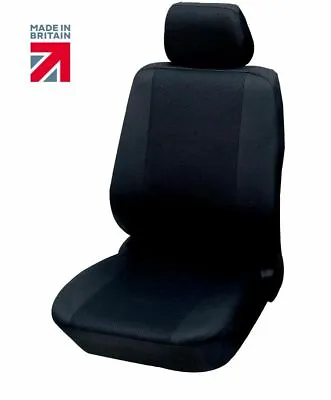 For MINI Luxury BLACK Front DRIVER Seat COVER Protector CLUBMAN COOPER ONE • £13.99