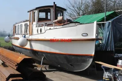 £1.85 • Buy Photo  River Thames Swinford B Yard Ex Ww 2 German Canal Tour Boat!