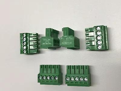 Phoenix Contact Phoenix Connector 5 Pin 3.5 Mm PCB Terminal Block Set Of 6 • $6.95