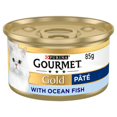£7.83 • Buy Gourmet Gold Ocean Fish Pate Wet Cat Food Tins - 12 X 85g