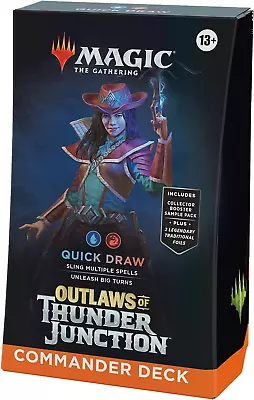 MTG: Outlaws Of Thunder Junction Commander Deck - Quick Draw • $45