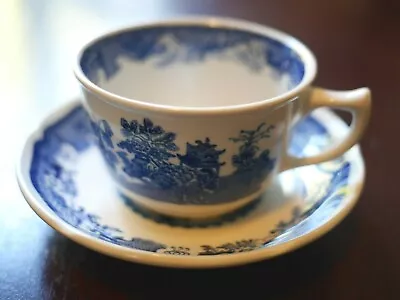 Masons Willow Cup And Saucer • £11