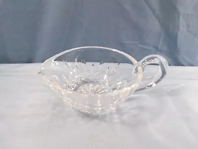 Waterford Clear Crystal Lismore Gravy Sauce Boat • $24.99