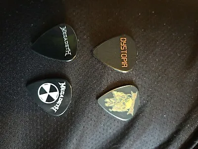 Official Dystopia Guitar Pick Set 4 Picks 2016 Tour Megadeth  • £6.95