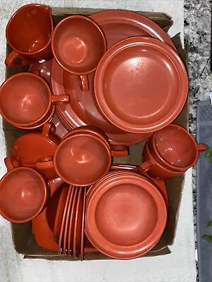 Prolon Melmac Red/orange Dinner Ware • $65