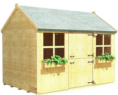 £431 • Buy BillyOh Gingerbread Junior Children Outdoor Garden Wooden Playhouse 6ft X 4ft