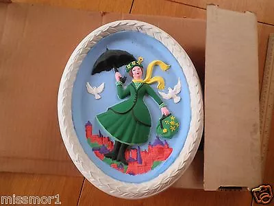 1960's Mary Poppins Ceramic Bisque Licensed In Box Painted TOUGH!  • $125