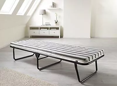 JAY-BE Value Folding Bed With Breathable Airflow Mattress Fabric Black Singl • £67.72