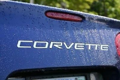 C5 Corvette Rear Stainless Steel Inserts - Letters • $64.95